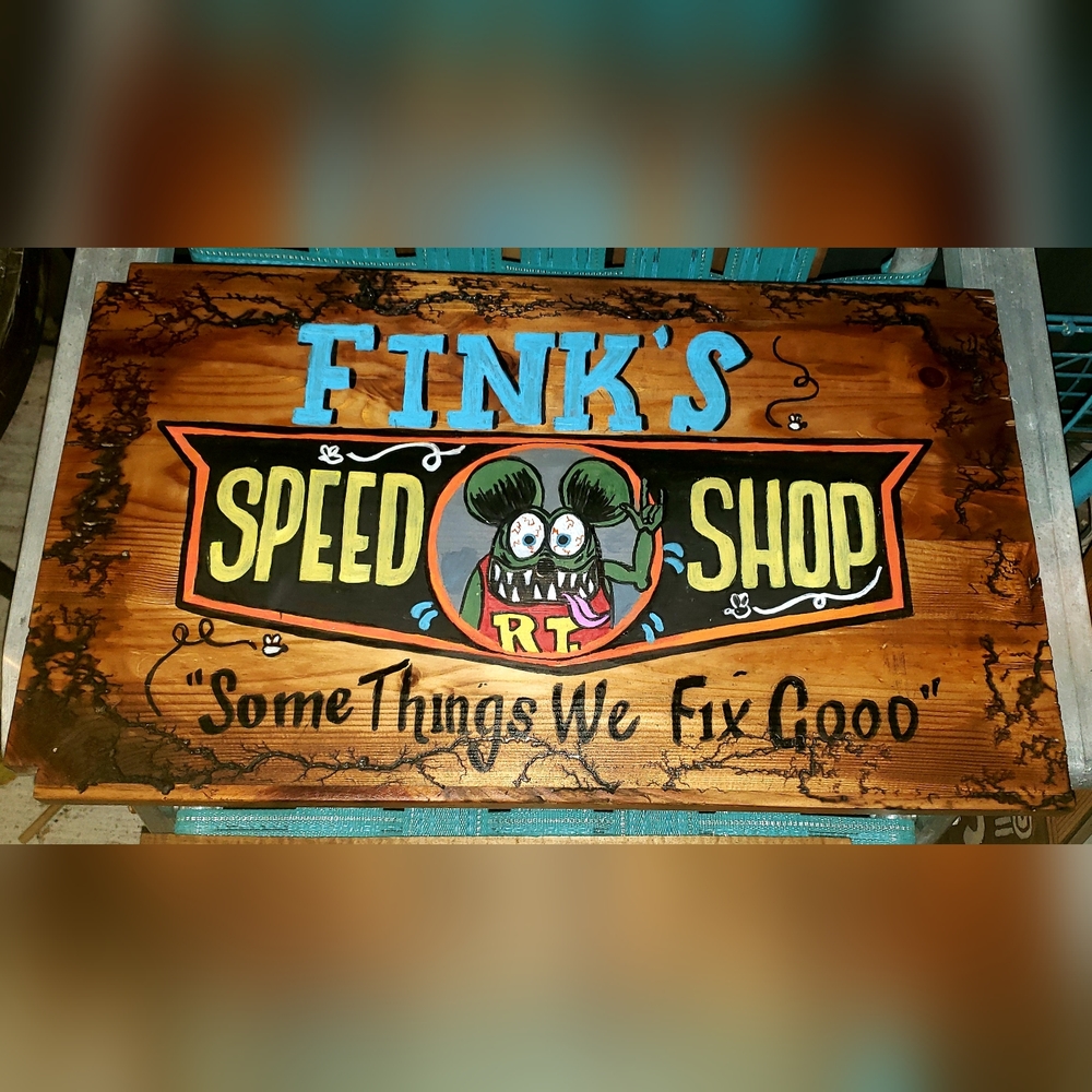 Rat Fink Sign